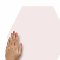 RoomMates Blush Beauty Dry Erase Hexagon Peel & Stick Decals
