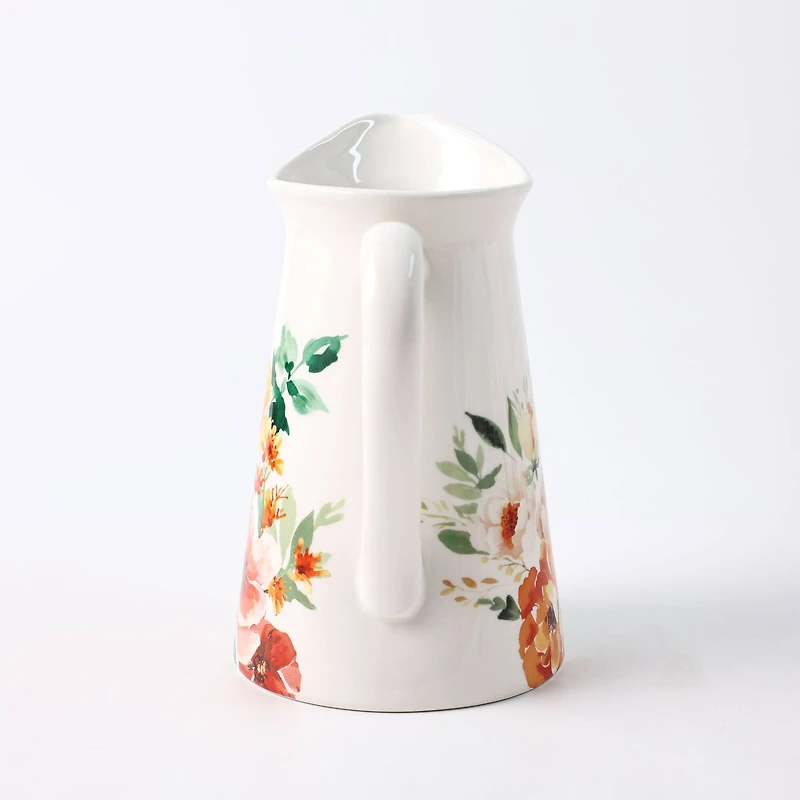 54oz. Fall Floral Ceramic Pitcher by Ashland®