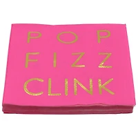 Pink Pop Fizz Clink Beverage Napkins, 20ct. by Celebrate It™