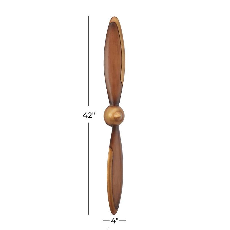 42" Industrial Propeller Wall Décor