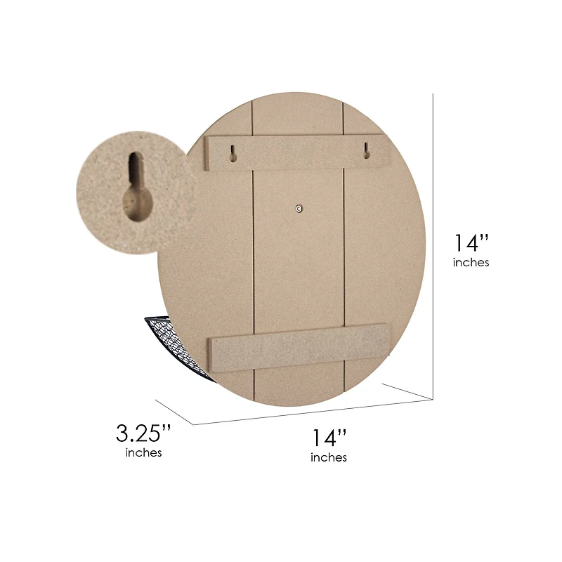 14" Make Beer Not War Wall Mounted Bottle Opener