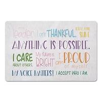 I Am Words 27" x 18" Floor Mat