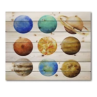 Designart - Various Planets In Orbit