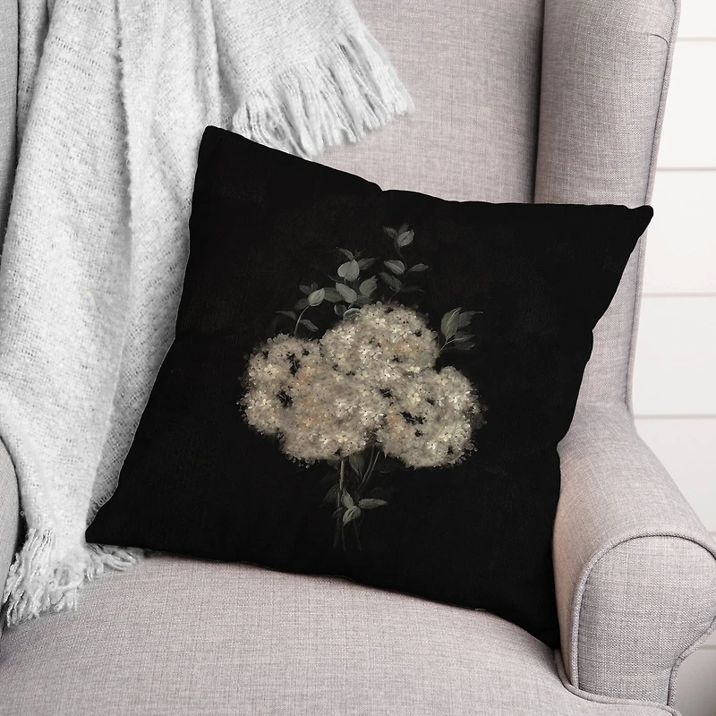 Moody Hydrangeas 18" x 18" Indoor/Outdoor Pillow