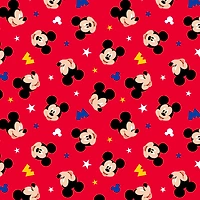 Disney® Mickey Head Toss Cotton Fabric