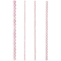 Light Violet Marble Glass Round Beads by Bead Landing™