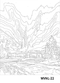 16" x 20" Aurora Borealis Paint-by-Number Kit by Artist's Loft™