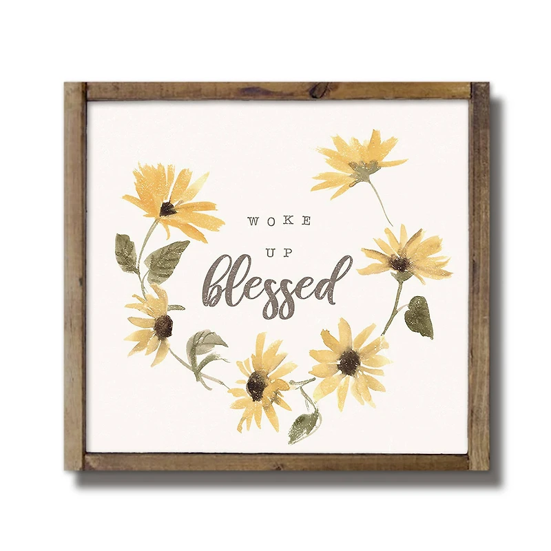 Blessed Sunnies Framed Wood Plaque