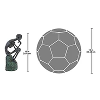 Design Toscano 10" The Skeleton Thinker Statue