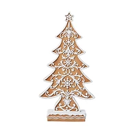 Glitzhome® 14.5" Resin Christmas Tree Table Decor