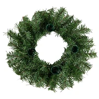 12" Pine Artificial Christmas Advent Candle Holder Wreath