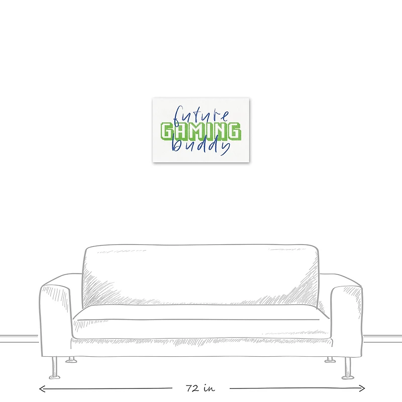 Future Gaming Buddy 24" x 16" Canvas Wall Art
