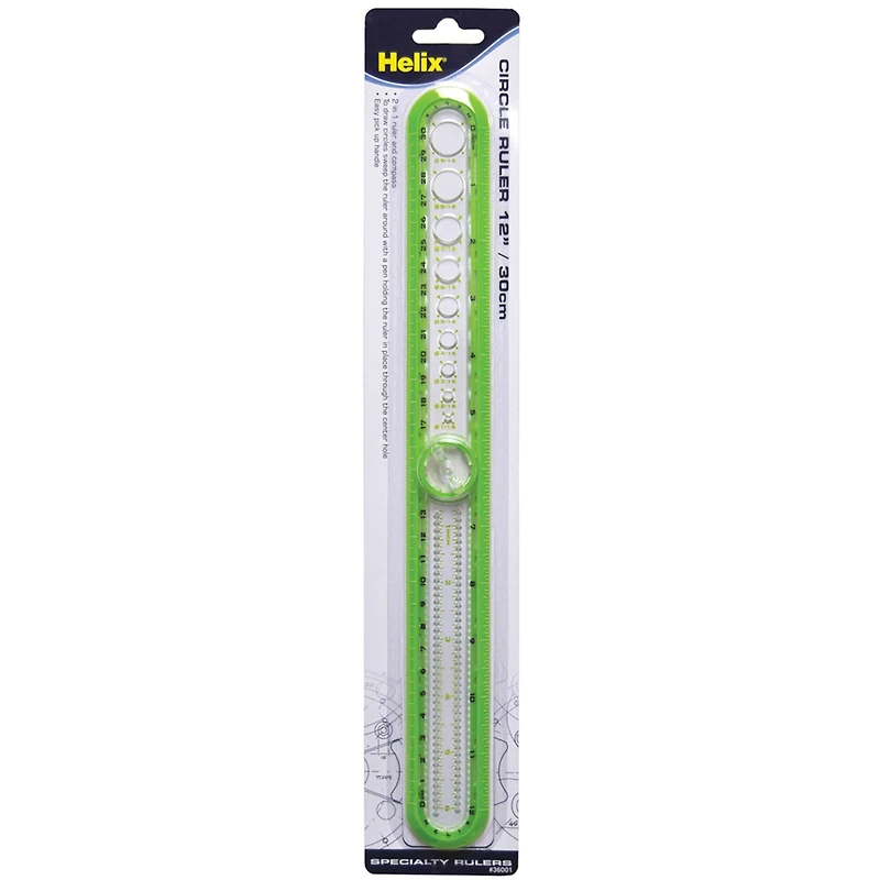 Helix® Circle Ruler, 12"