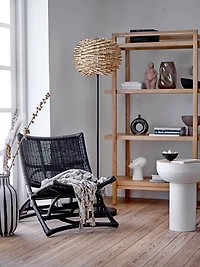 Hello Honey® 9" White Cement Face Sculpture