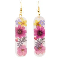 Faber-Castell® Pressed Floral Acyrlic Earings