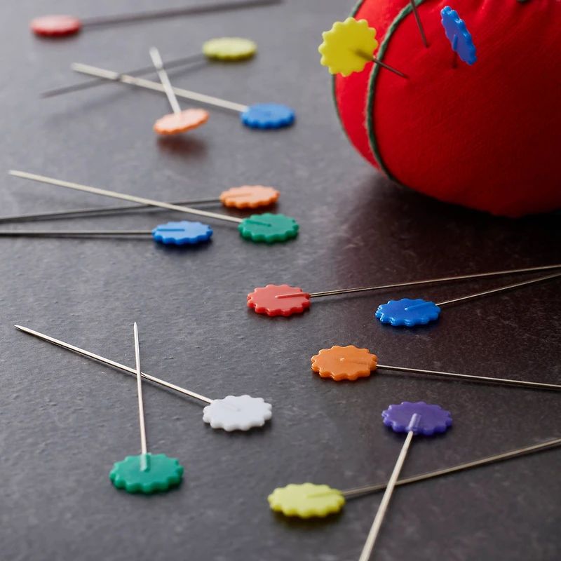 Loops & Threads™ Flat Flower Pins