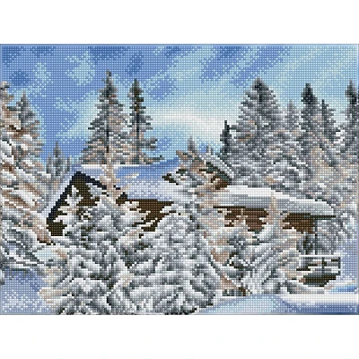Diamond Dotz® Intermediate Alpine Retreat Diamond Painting Kit