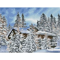Diamond Dotz® Intermediate Alpine Retreat Diamond Painting Kit