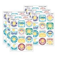 TREND Enterprises® SUN-sational, Lemonade Scent Scratch 'n Sniff Stinky Stickers®, 6 Packs of 48