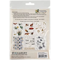 49 and Market Curators Meadow Rub-On Transfer Set