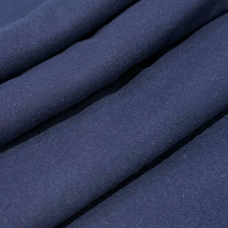 Feldman Navy Solid Cotton Flannel
