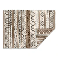 DII® Stone & White Hand-Loomed Paper Chindi Rug, 2ft. x 3ft.