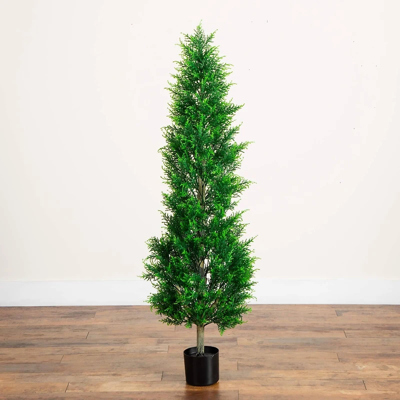 5ft. UV Resistant Artificial Cypress Tower Tree (Indoor/Outdoor)