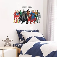 RoomMates Justice League Peel & Stick Giant Wall Decal Set with Alphabet​