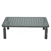 Mind Reader Black Vented Rectangle Monitor Stand