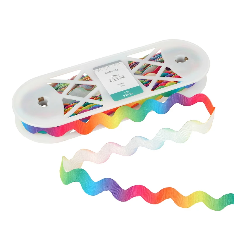 1" Ombre Ric Rac Trim by Celebrate It