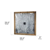 Old Town Clock 1862 Oversized Hanging Wall Clock 23"