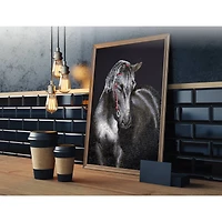 Diamond Dotz® Intermediate Midnight Stallion Diamond Painting Kit