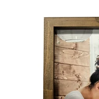 Expressions™ Brown Linear Wood Frame by Studio Décor