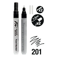 Daler-Rowney® 201 Medium 2 FW Empty Paint Marker Set