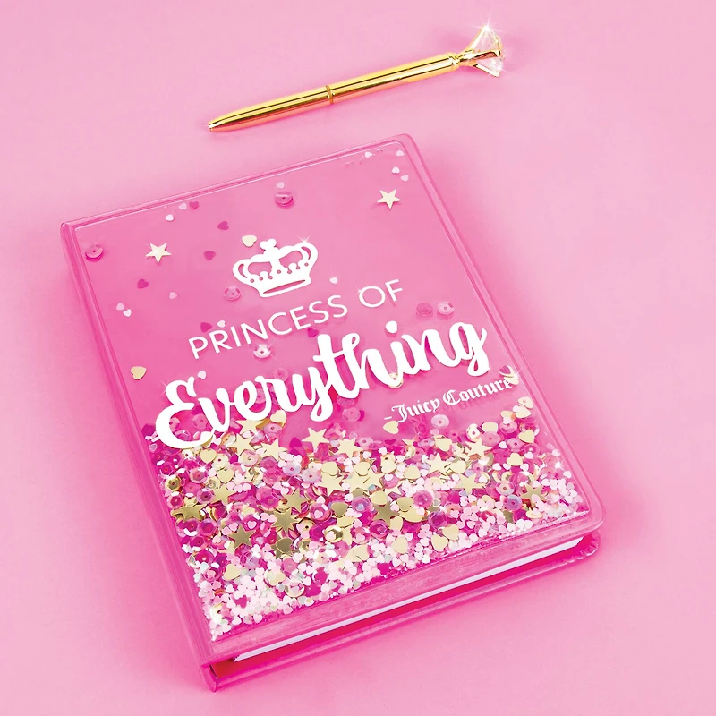 Make It Real Juicy Couture Princess of Everything Glitter Journal & Pen Set