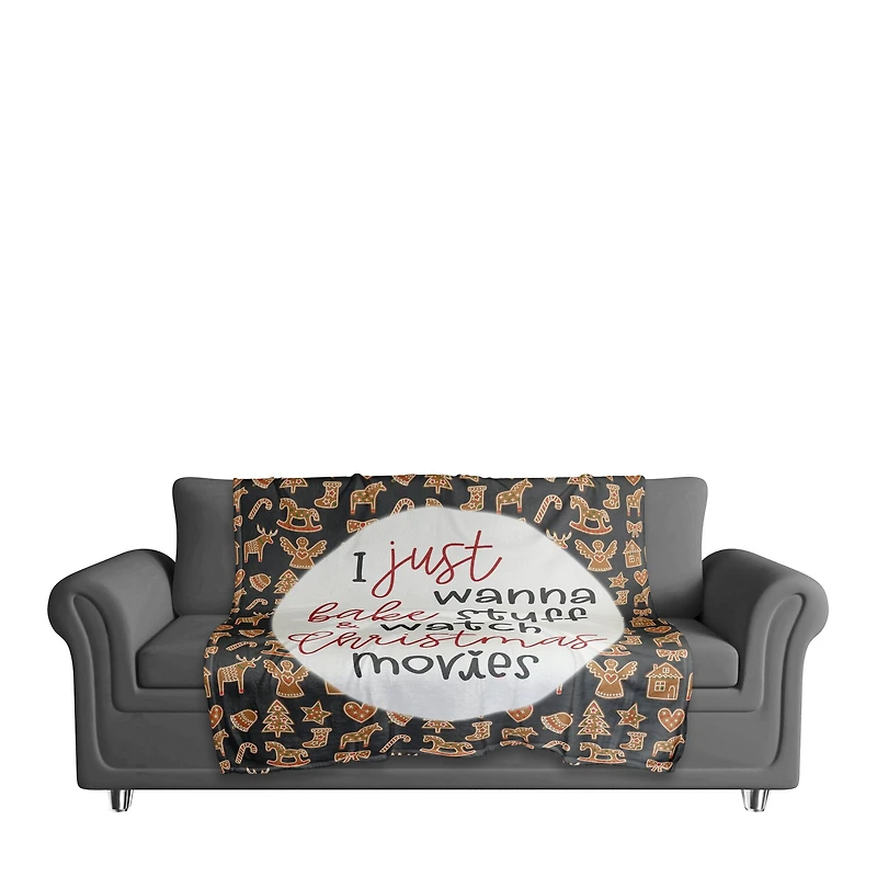 Christmas Movies Coral Fleece Blanket