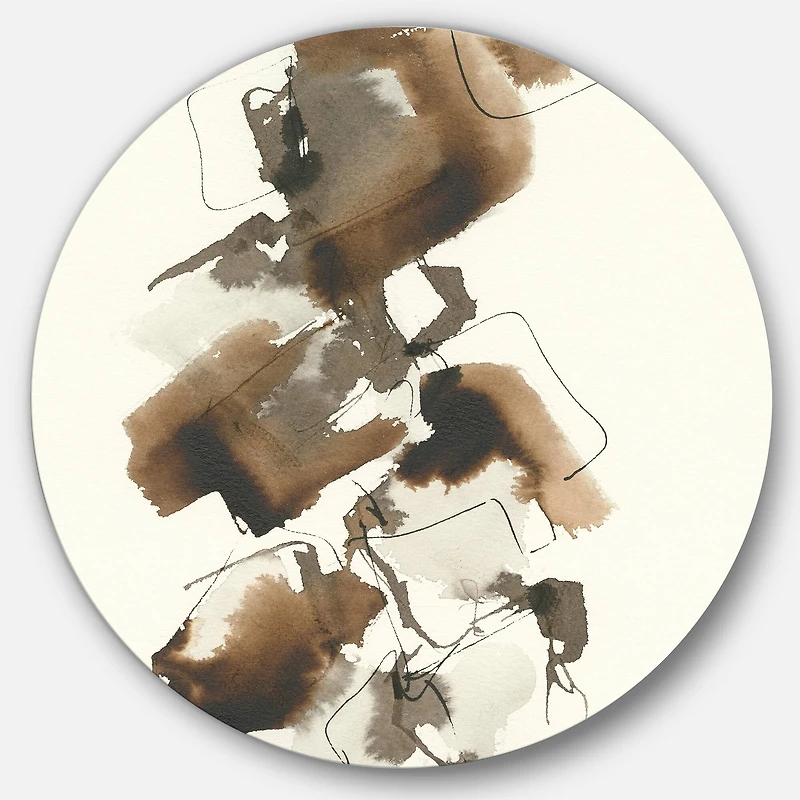 Designart - Gold Glam Squares I