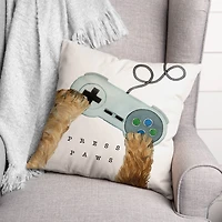 Press Pause 18" x 18" Throw Pillow