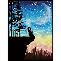 Diamond Dotz® Intermediate Romantic Heights Diamond Painting Kit