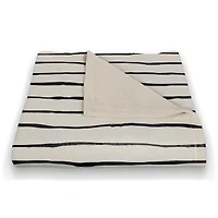 Painted Stripes 50" x 60" Coral Fleece Blanket