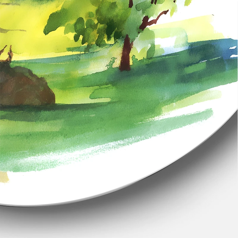 Designart - Rural House In Blossoming Greenlands