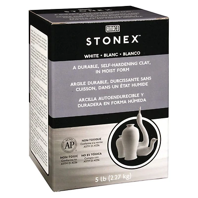 Amaco Stonex White Self-Hardening Clay