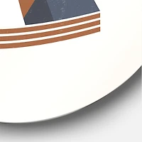 Designart - Mountain Abstract and Sun