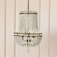 Hello Honey® 21" Draped Wood Bead Chandelier