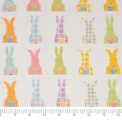 SINGER® Colorful Bunny Cotton Fabric