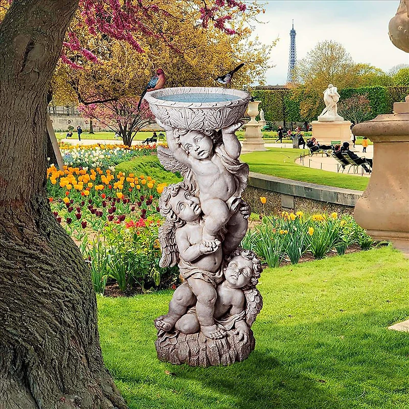 Design Toscano® 3ft. Three Cherubs with Urn Statue