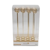 Gold Place Card Holders by Celebrate It™, 12ct.