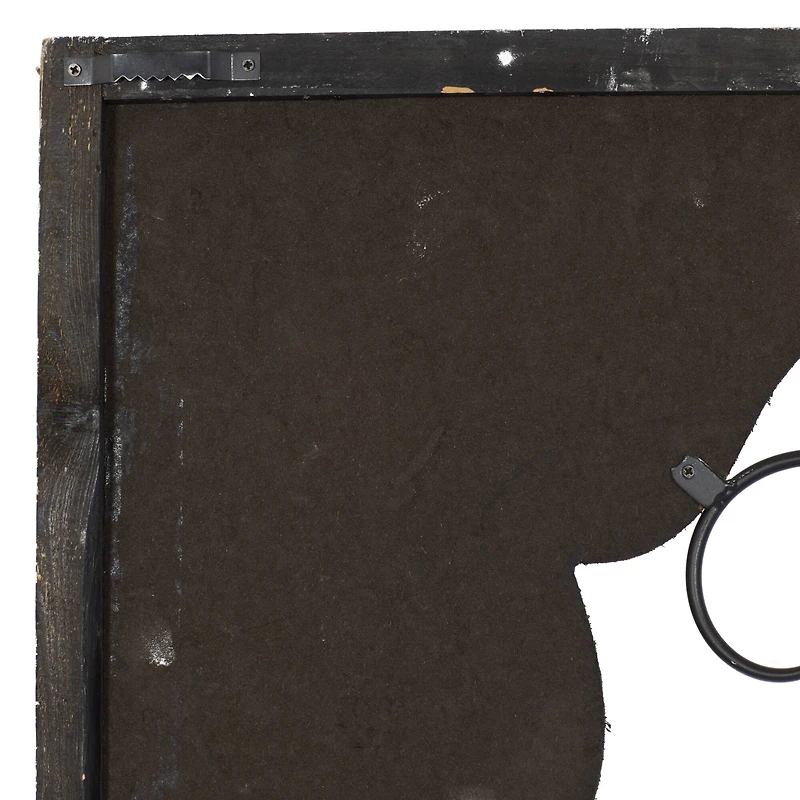 Cream & Brown French Wood & Metal Wall Décor