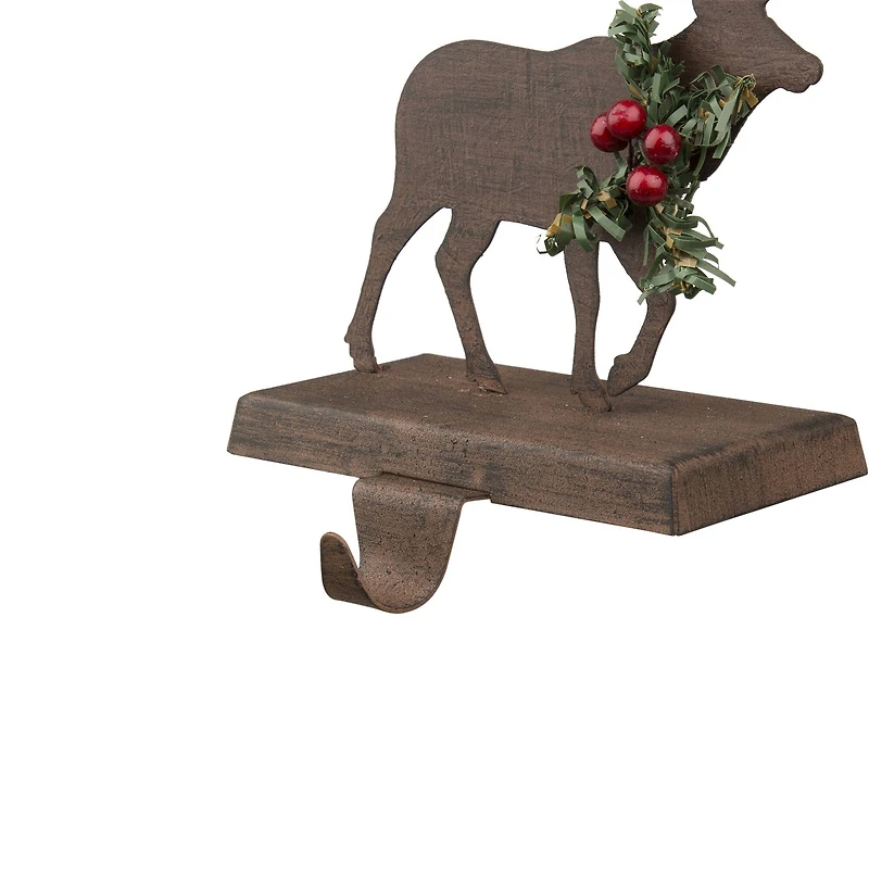 Glitzhome® 6.5" Reindeer Stocking Holder