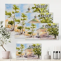 Designart - Rustic Church In The Village